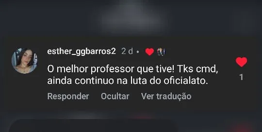 DEPOIMENTO CURSO PREPARATÓRIO GCM